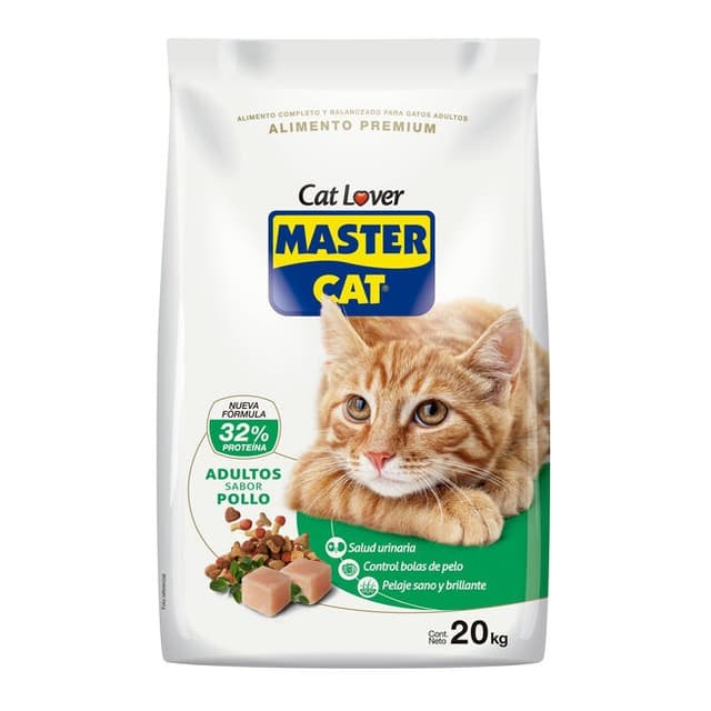 Master Cat Adulto 20 Kilos Sabor Pollo