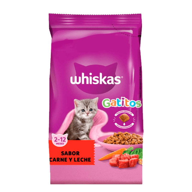Whiskas Gatitos 10 Kilos Sabor Carne y Leche