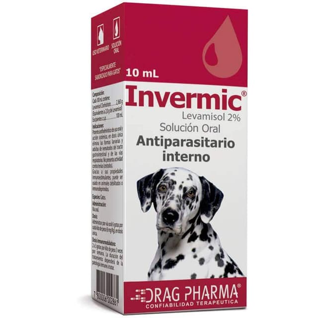 Invermic 10ML Perros Antiparasitario Interno