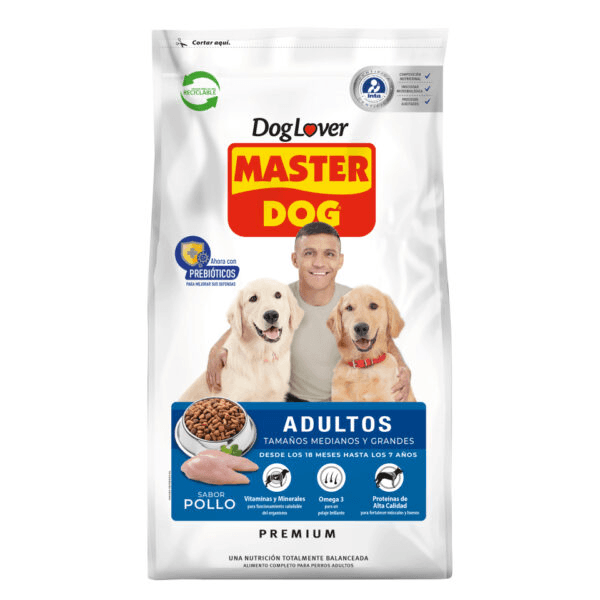 Master Dog Adulto 18 Kilos Sabor Pollo