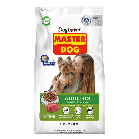 Master Dog Adulto Razas Pequeñas 18 Kilos Sabor Carne