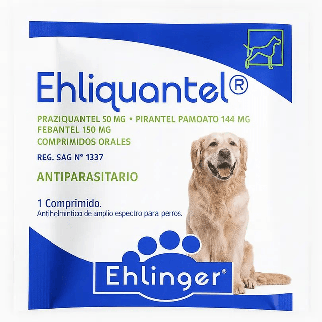 Ehliquantel 1 Comprimido Antiparasitario Interno